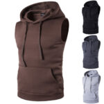 Custom Sleeveless Hooded Manufacturer High-Quality Fully Customizable Apparel