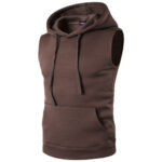 Custom Sleeveless Hooded Manufacturer High-Quality Fully Customizable Apparel