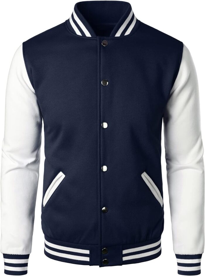 Custom Baseball Jackets Premium Quality with Full Customization