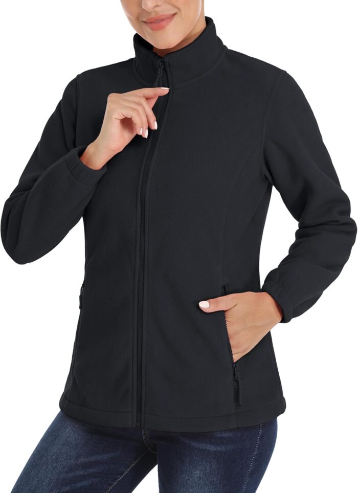 Custom Fleece Jackets Warm & Breathable with Full Customization