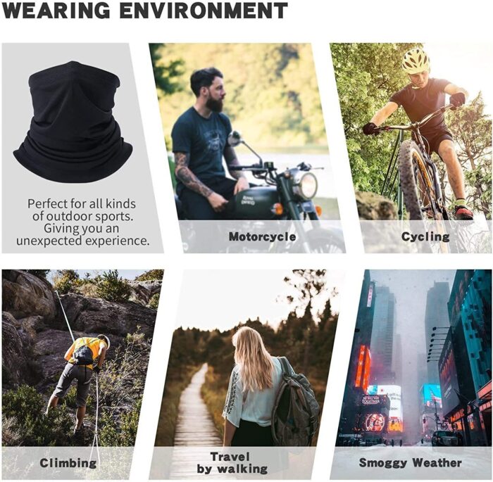 Custom Neck Gaiters for Sports, Outdoor Activities, and Daily Use