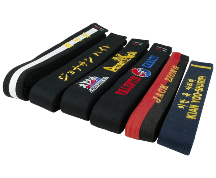 Custom Karate Belts for Training and Competitions