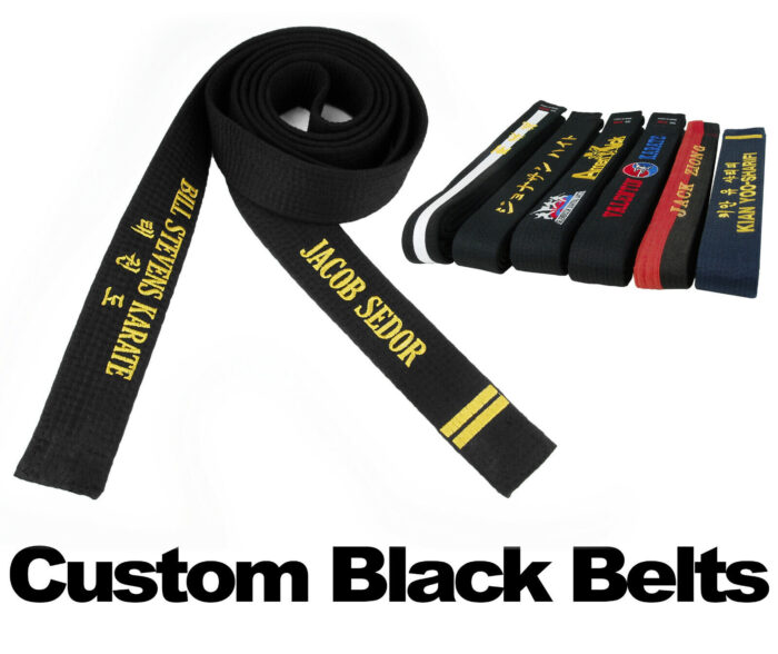 Custom Karate Belts for Training and Competitions